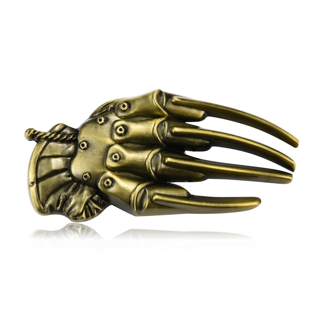 5338 Western Belt Buckle - Native American Cool Novelty Skull Hand Glove